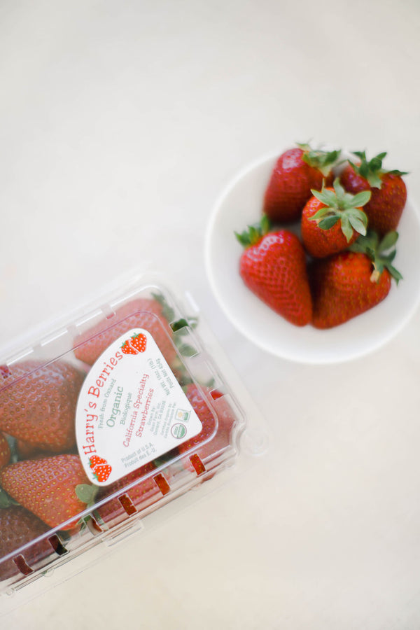 Organic Harry's Berries Strawberries - GAVIOTA MARA DES BOIS SEASCAPE variety