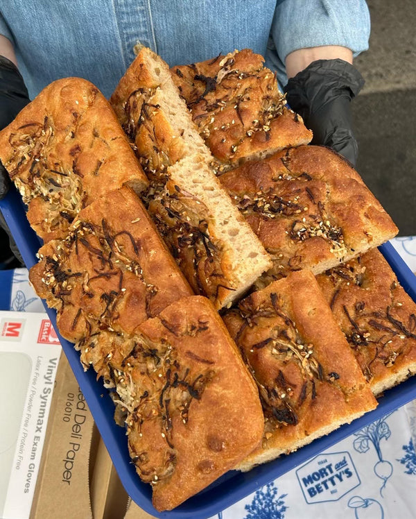 Focaccia from Mort & Betty’s slice 9.24 delivery
