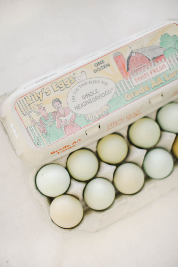 Lilly’s Eggs - Brown, Heirloom & Green Eggs from Fillmore, CA