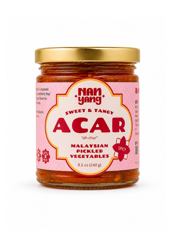 Acar from Nanyang Delight Mild 8.5 oz Mild and Spicy