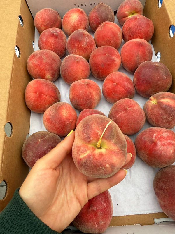 Organic White Peaches from Burkart Organic - 2lbs
