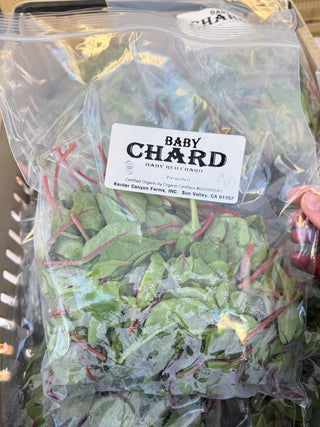 Organic Baby Chard from Kenter Canyon Farms