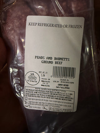 Ground Beef from Peads and Barnetts - 1 pound