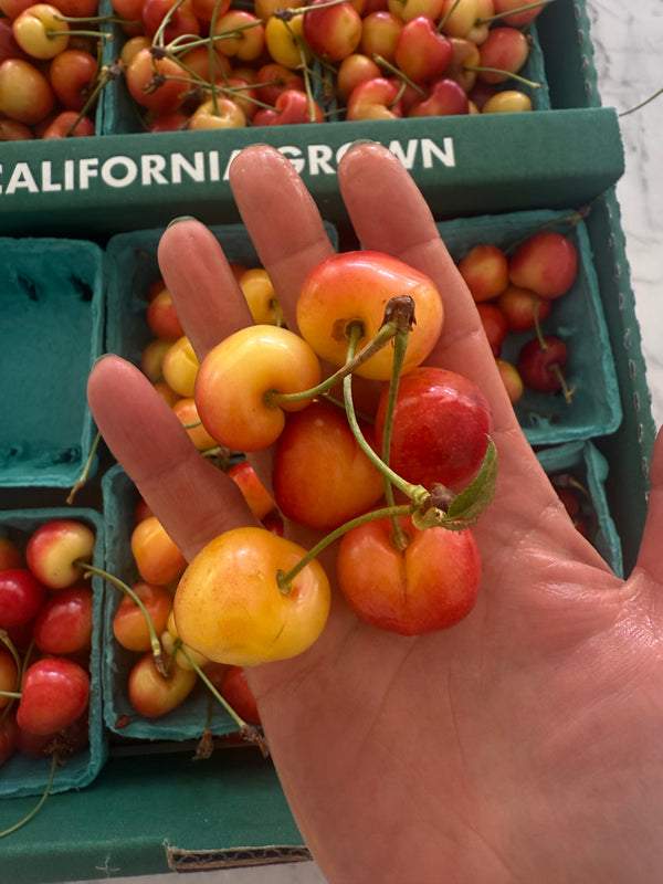 Organic Royal Rainier Cherries from Murray Family Farms - 1lb