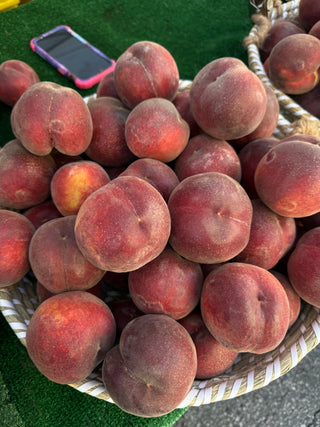 Organic Spring Flame Yellow Peaches from Burkart Organic 2lbs Premium Quality