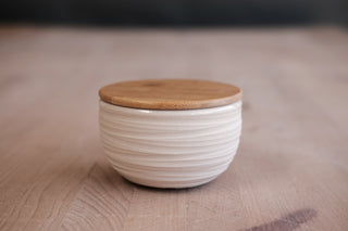 Dune Porcelain Salt Cellar by Fhar Studio