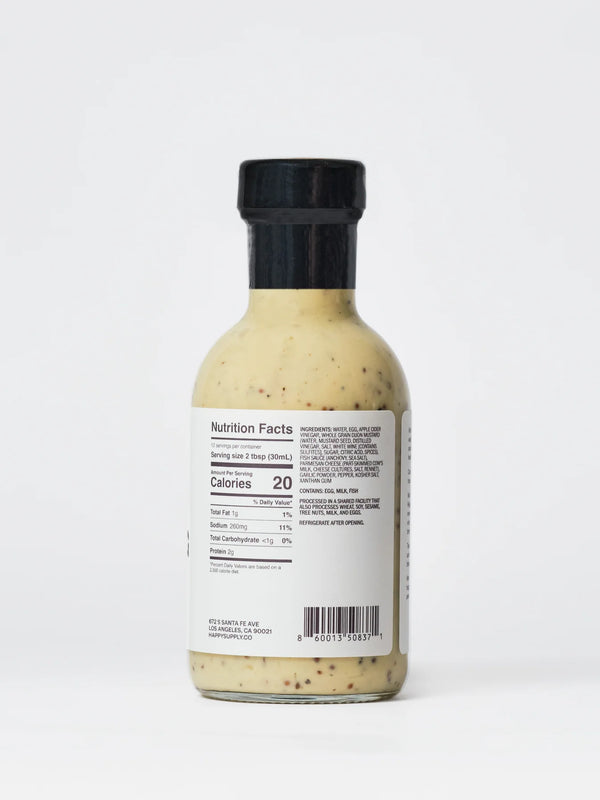 Happy Supply Company Dressings - 12oz - Vegan, Gluten-Free, Low Calorie
