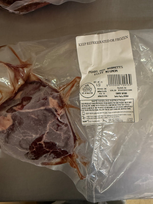Beef from Peads and Barnetts