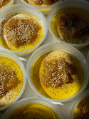Hummus from Social Hummus - Classic OG, Black Sesame, Apple Chutney & Honey