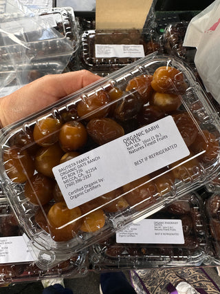 Barhi Dates from Bautista - certified organic - 1lb