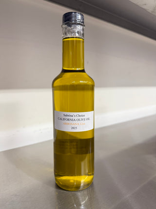Organic Arbosana Single Origin Olive Oil Sabrina’s Choice from Shear Rock Farms 12oz