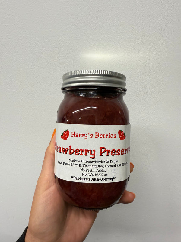 Strawberry Preserve from Harry’s Berries half pint 8oz