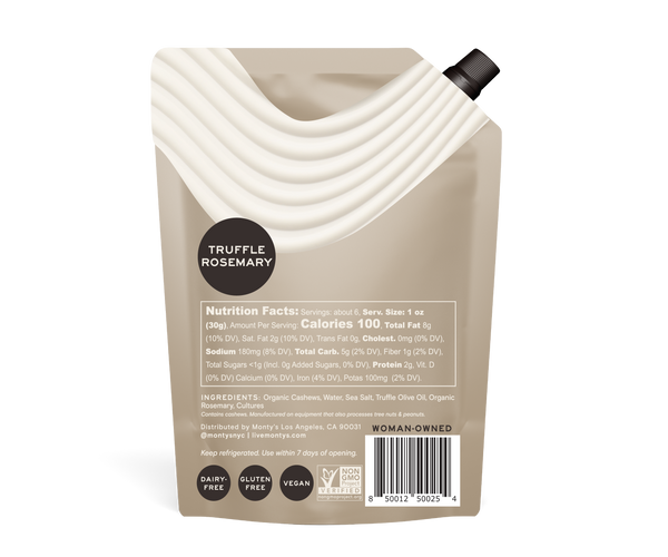 Monty's Butter and Cream Cheeses - Plant Based -