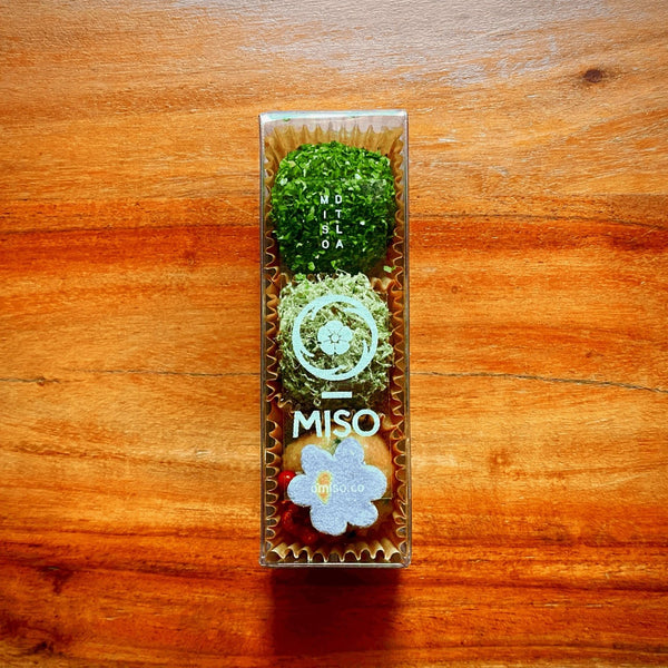 Omiso Vegan Miso Soup Ball 3pc Little Box of Joy