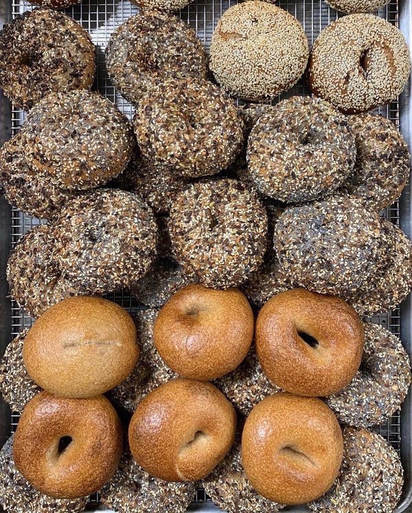 Bagels from Mort & Betty's - plant based 9.24 delivery