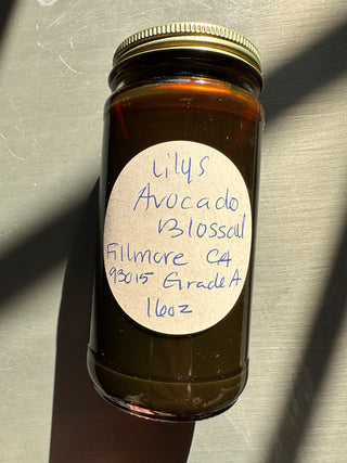 Avocado Blossom Honey from Lilly’s 8oz