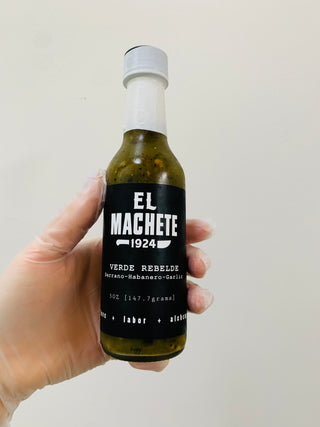 Verde Rebelde from El Machete, Hot Sauce - 5oz -  Serrano, Jalapeño, Garlic