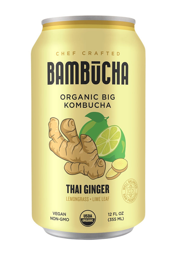 Bambucha Kombucha - Organic, Gluten-Free, Vegan, Raw Probiotic