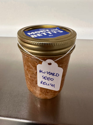 Pickled Relish with Mustard Seeds from Mort & Betty’s 8oz