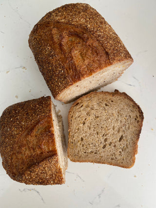 Bub's Spelt Polenta Pan Loaf from Bub and Grandma's