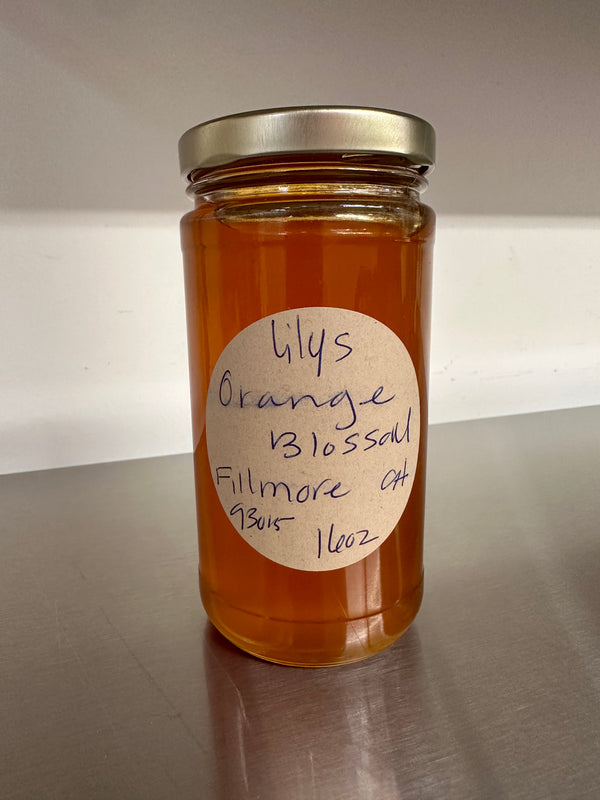 Orange Blossom Honey from Lilly’s 16oz